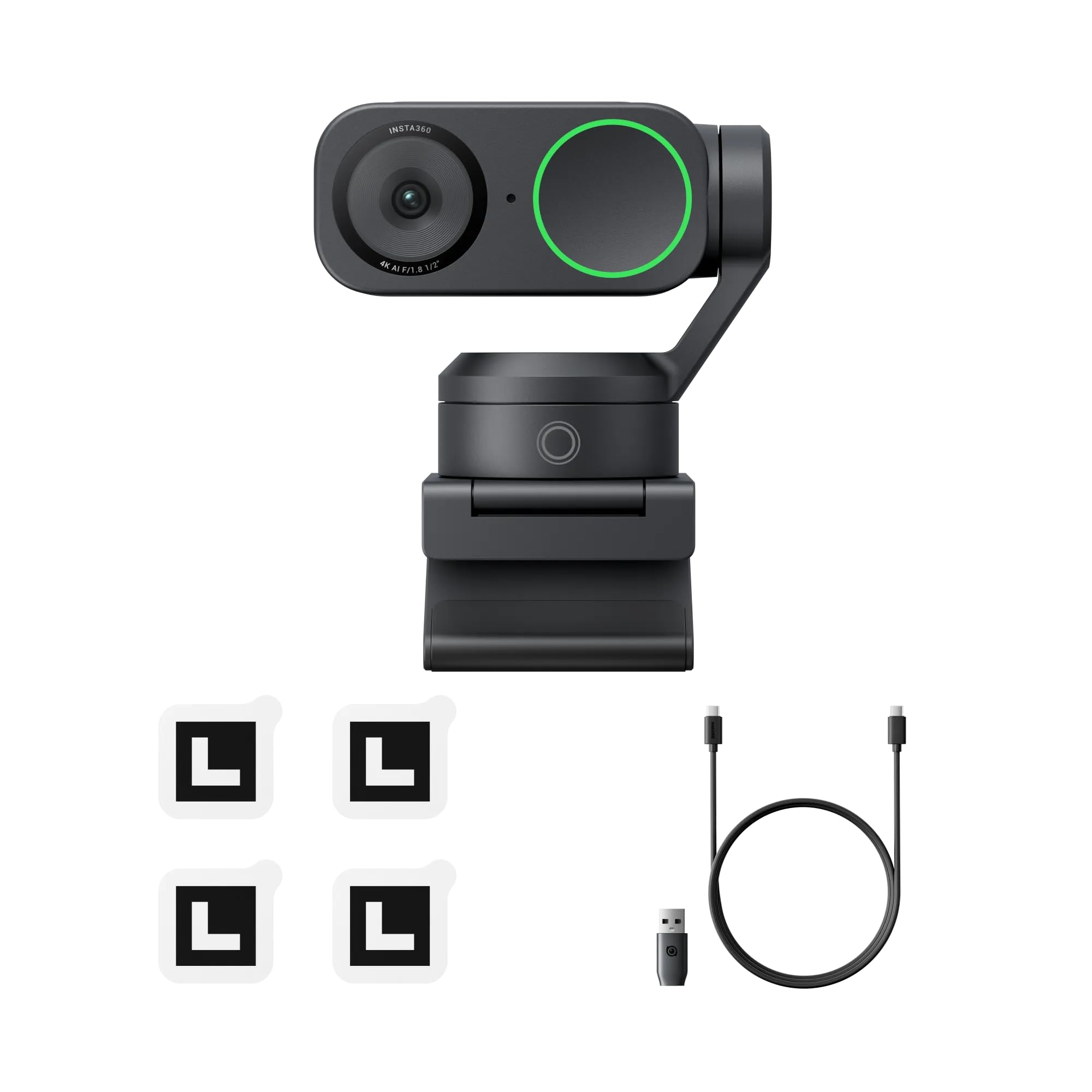 Amazon.com: Insta360 Link 2 PTZ Dual Axis Gimbal AI-Powered 4K